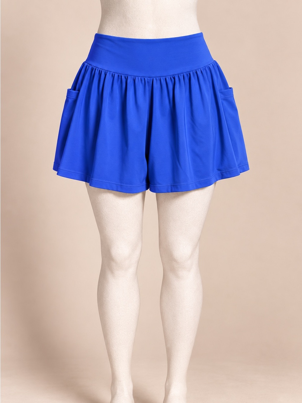 Halara SoftlyZero Airy 2-in-1 Flowy Shorts Majolica Blue 2X Plus Size NWT